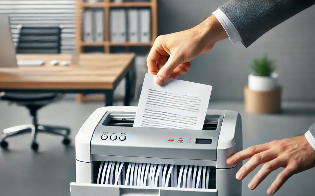 ¿Por qué elegir una destructora de papel?